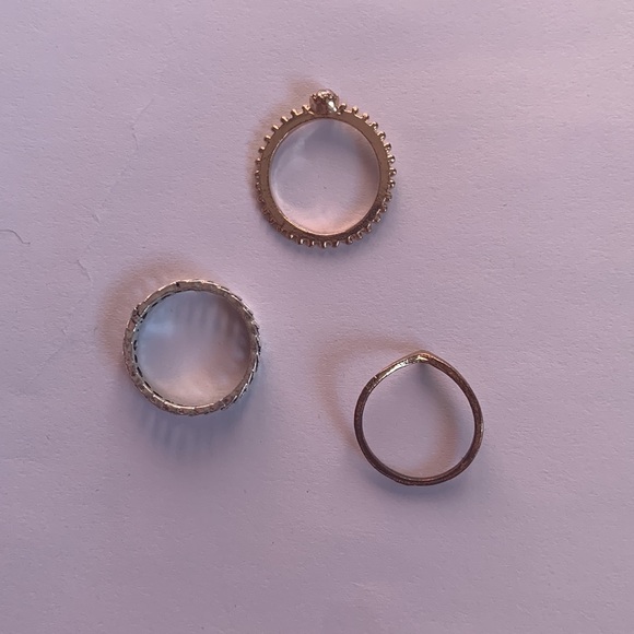 Knuckle rings set of 3 - Picture 2 of 5